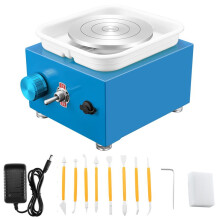 Pottery Wheel, Pottery Wheel Electric 2000 Rpm, Speed Adjustable, Blue