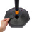 6PCS Traffic Cones Adjustable Delineator Post W/ Fillable Base 11