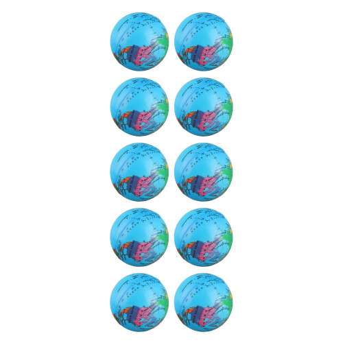 10pcs Globe Squeeze Stress Spongy Balls World 1