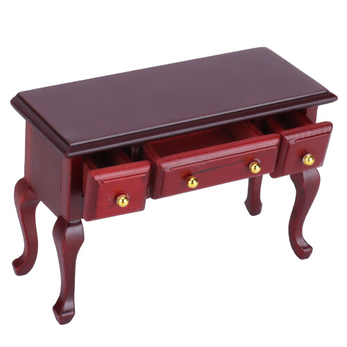 Mini Wooden Dollhouse Table DIY Miniature 1