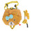 Anti Lost Rope Backpack Babear Style 2 in 1 Infant 1
