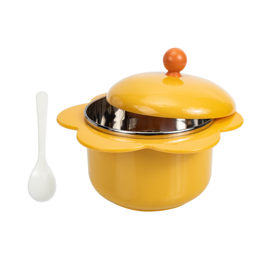 Mlins  Instant Noodle Bowl Kids Ramen Unbreakable Soup Work Yellow-image-OPC-PJTTXP6-NEW