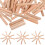 Wood Dowel Brown 2000pcs 1.97x0.31x0.31in 1