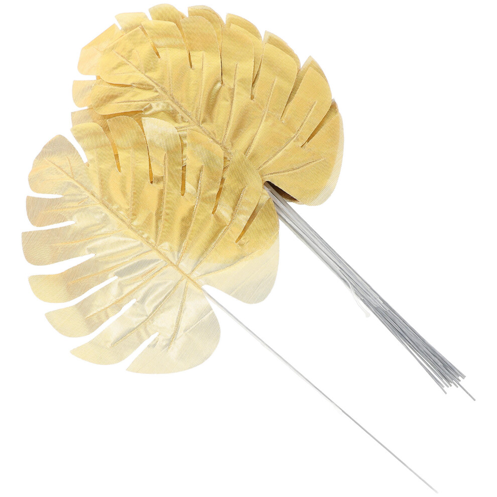 20 Pcs Artificial Turtle Leaves Room Decor Party Home Golden-image-OPC-PJTV69T-NEW