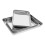 Food Tray Toaster Oven Pan Silver Kitchenware Grilling 3pcs 9