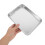 Food Tray Toaster Oven Pan Silver Kitchenware Grilling 3pcs 6