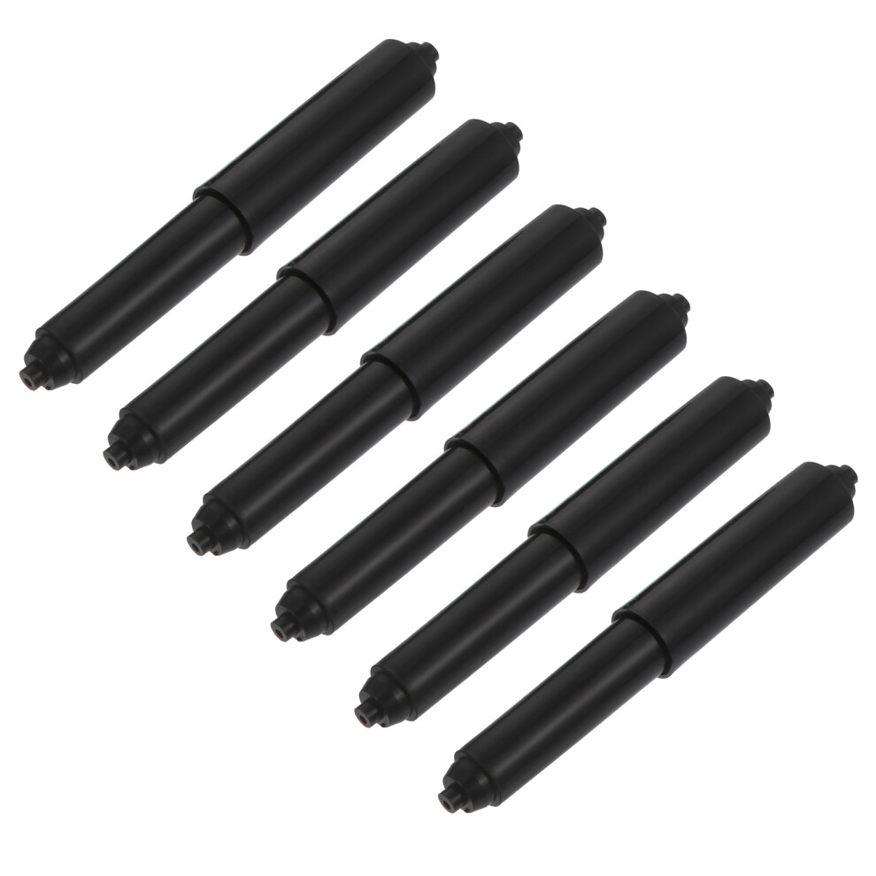 Toilet Paper Holder Rod Plastic Toilet Rollers Black 6pcs-image-OPC-PJTV9H8-NEW