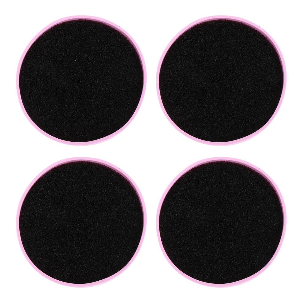 Happyyami 4Pcs Violet Silicone Makeup Brush Cleaning Box With Reusable Sponge