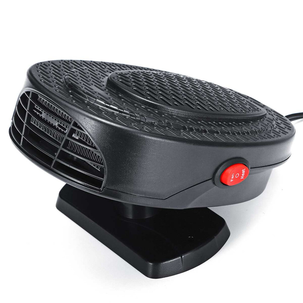 1Set Anti Fog Car Defroster For Vehicle Heating Fan In Black 3053560839488