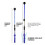 (Ta014 Corrector,Black)Golfs Practice Swing Corrector High-Efficiency Telescopic Swing Stick Golfs Accessories 4