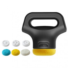(Black)Fats Pushing Machine 12 Levels Adjustables Cellulite Massager Electric Handheld Body Sculpt Machine for Stomach Belly