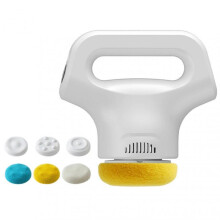 (White)Fats Pushing Machine 12 Levels Adjustables Cellulite Massager Electric Handheld Body Sculpt Machine for Stomach Belly