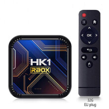(EU plug,4g32g)Smart Television Box with Vivid Screen Multifunctional Powerful Medias Player for Home Bedroom
