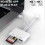 Lightning-Type C USB Plug Play Adapter Compact USB OTG Converter for Professional Photographer's Field Assistant 5