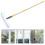 Car Window Squeegee With Handle Yellow 1 Set 56x14in 4