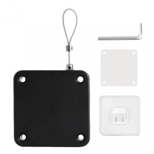 (2 Generation,Black)Auto Retractable Pull Cord Door Closer Strong Stretching Door Closing Tool For Home Room Doors