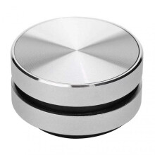 (Silver)1 Pack Wirelessly BT Speaker Bone Conduction Speakers Rechargeable Mini Portable Speaker for Prodcasts