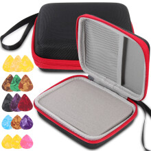 1Set Durable Eva Guitar Pick Storage Holder Portable Multi-Color Case