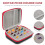 1Set Durable Eva Guitar Pick Storage Holder Portable Multi-Color Case 4