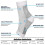 (L-XL,Black)Neuropathy Compression Ankle 360 Arch Support Adjustable Socks For Elders 3