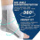 (L-XL,Black)Neuropathy Compression Ankle 360 Arch Support Adjustable Socks For Elders 5