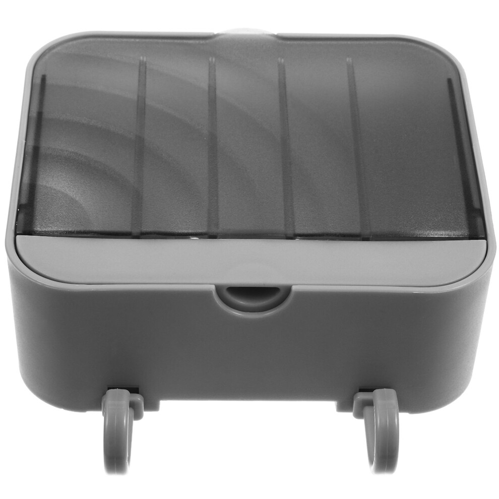 Masteelf  Soap Holder Box Dish With Lid And Hook Storage Rack Travel-image-OPC-PJTWBYP-NEW