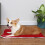 Pet Sleeping Mat Thickened Red Winter Atmosphere 1set 6