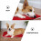 Pet Sleeping Mat Thickened Red Winter Atmosphere 1set 11