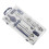 Metal Compass Tool Blue 7pcs 6.7x2.1x0.4in 5