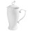 White Ceramic Coffee Cup Versatile Mug for Tea Milk and Juice 1
