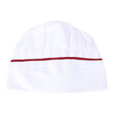 1pc Chefs Hats With Safe To Wear Rubber Band