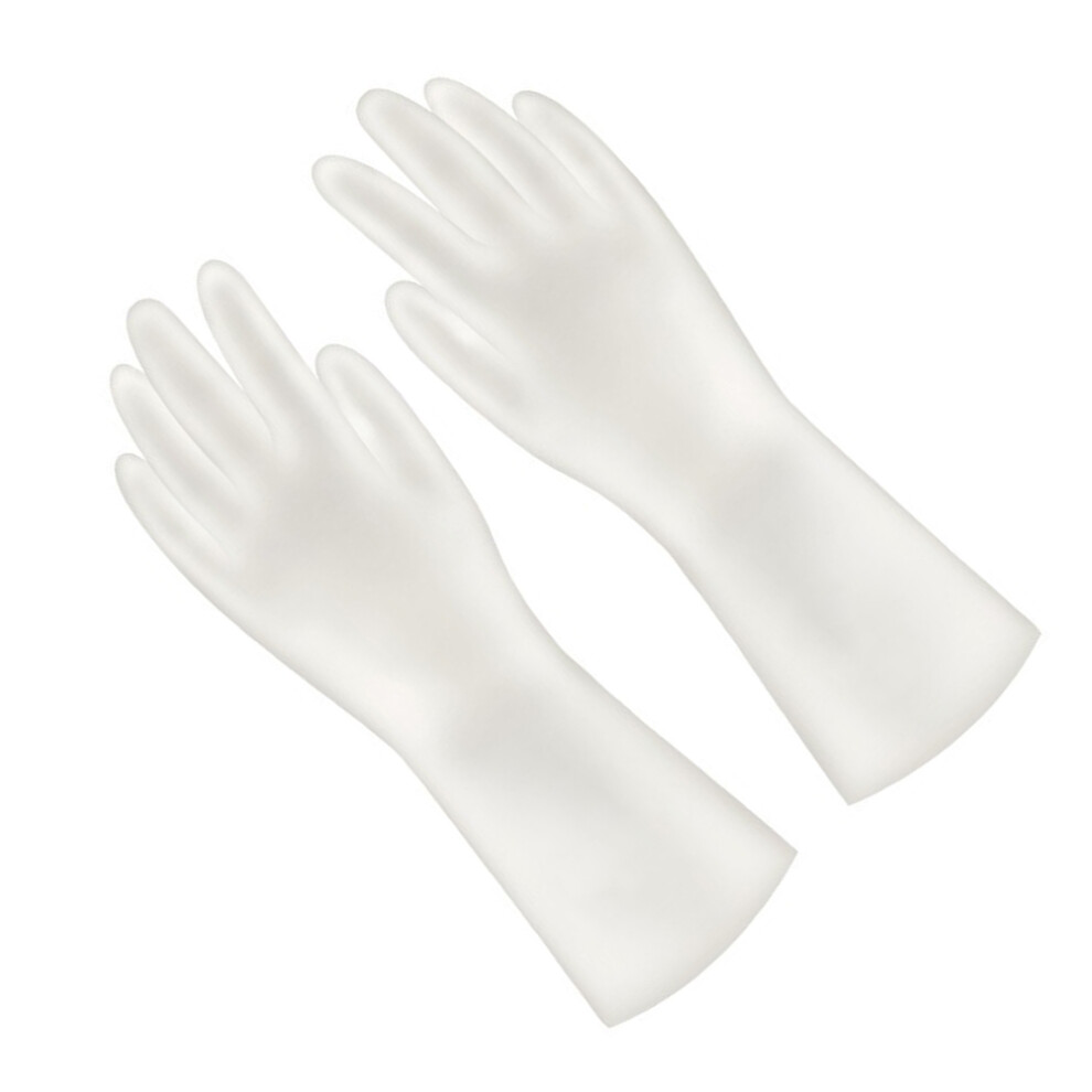 Raindrops 4 Pair Unisex Cleaning Gloves Hand Wash Gloves M White-image-OPC-PJTWJBM-NEW