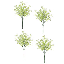 Raindrops 4 Pcs Simulated Plant Faux Plants Outdoor Fake Baby Green