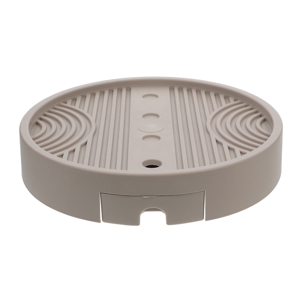 Heavy Duty Tray Wheeled Planter Tray 28.50x26.30x5.30cm Light Brown-image-OPC-PJTWJPQ-NEW