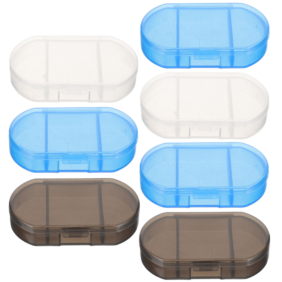 Iplusmile 7Pcs Plastic Pill Bottle Organizer For General Users 2.4X1.4in