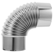 Chimney Spark Arrestor Aluminum 1 Set Pellet Stove Pipe Kit Silver