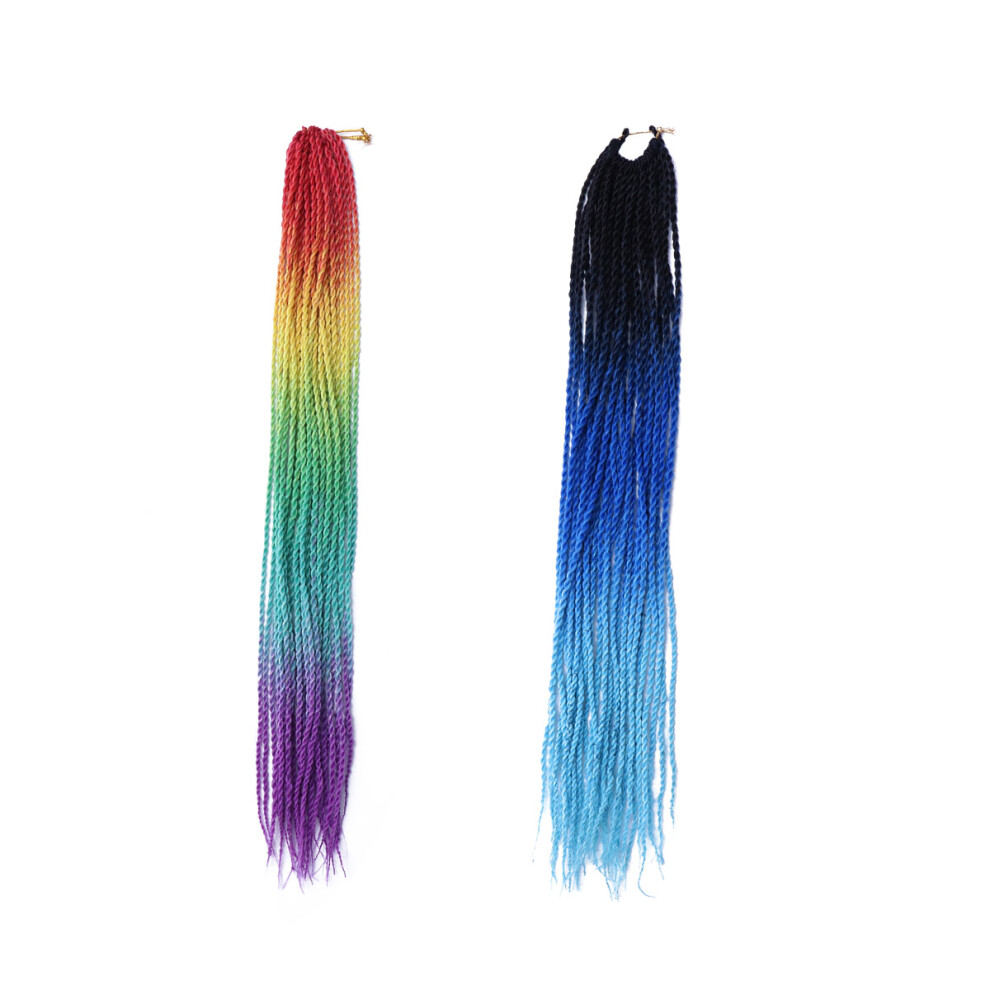 Iplusmile Unisex Hair Ponytail Colorful Wigs Realistic Look And Style