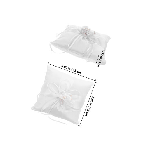 Wedding Ring Pillow Ring Pillows Wedding Decoration White 1
