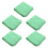 5Pièces Nappes Réutilisables Microfibre Vert Clair Pour Petits Animaux 2