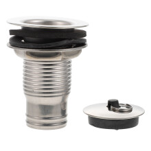 Home Use Silver Stainless Steel Tub Drain Stopper Sink Plug