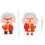 2Pcs Red Polymer Clay Cake Decorations Elders Birthday Cake Toppers 6