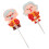 2Pcs Red Polymer Clay Cake Decorations Elders Birthday Cake Toppers 4