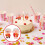 2Pcs Red Polymer Clay Cake Decorations Elders Birthday Cake Toppers 3