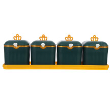 Seasoning Jar Nordic Style Green Pp 1 Set 11.8x3x3.9in