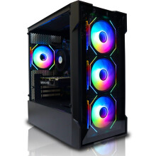 Gaming PC Intel i7 6700 16GB DDR4 2TB SSD 6GB NVIDIA RTX 3050 W11 RGB - Refurbished