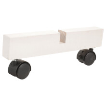 The Family Homesm Divider Stand Wooden Base Accessory Shelf White