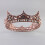 Luxury Design Queen Crowns Wedding Accessory Coffee 1pack 3