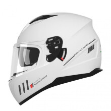 (White)Full Half Helmets High Quality Maximum Road Safety Helmets suitable for Motorcycle