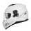 (White)Full Half Helmets High Quality Maximum Road Safety Helmets suitable for Motorcycle 1