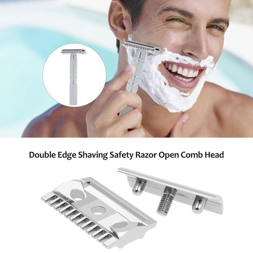 Double Edge Shaving Safety Razor Open Comb Head